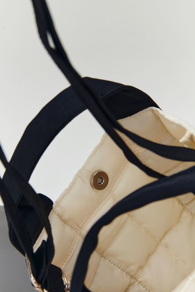 Hollywood Puffer Bag : CREAM - GNB397.1