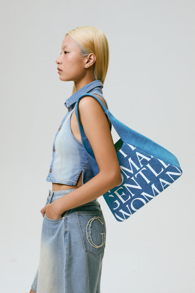 Denim Hobo Bag - GAHC013