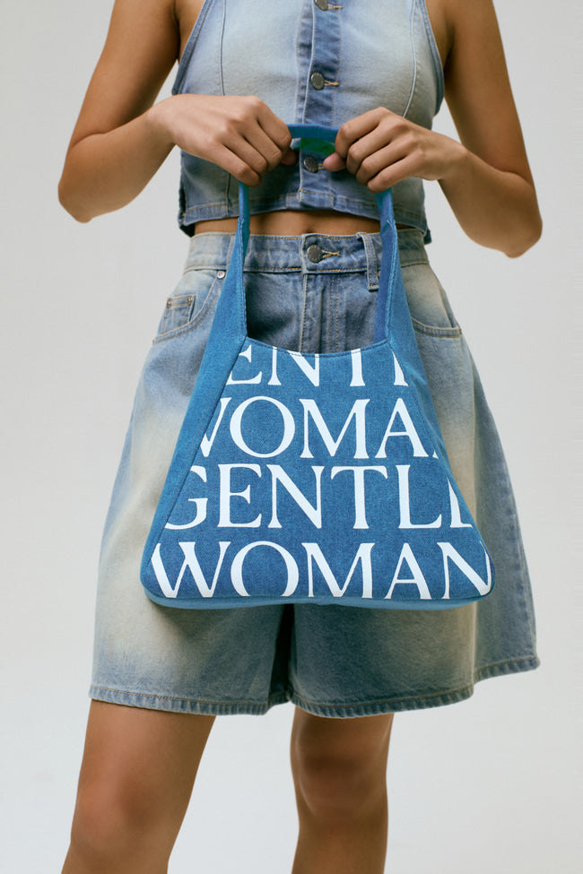Denim Hobo Bag - GAHC013