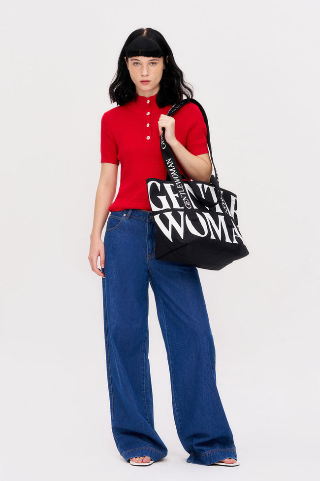 GW Hollywood Tote Bag : BLACK - GNB395.3
