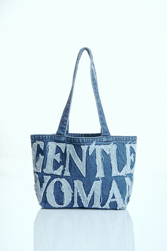GW Denim Shoulder Tote Bag - GDC018