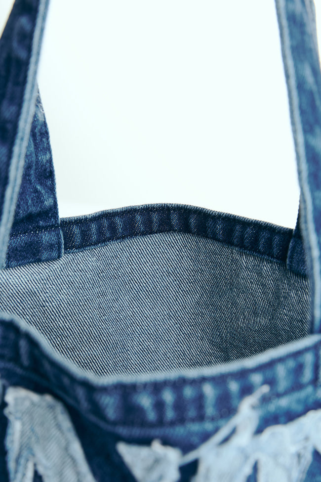 GW Denim Shoulder Tote Bag - GDC018