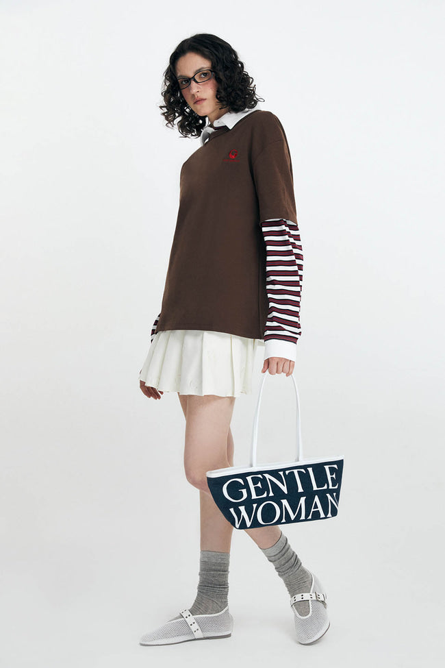 Sailor Denim Shoulder Bag : Navy - GNB625.2