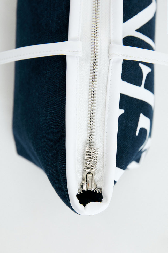 Sailor Denim Shoulder Bag : Navy - GNB625.2