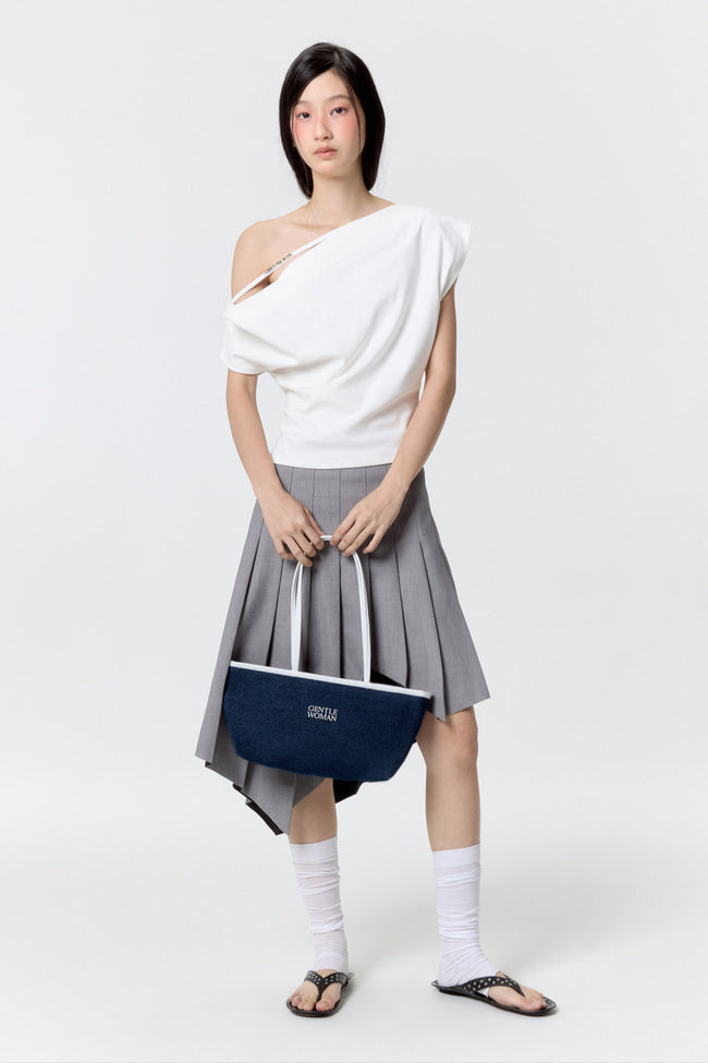 Tiny Sailor Denim Shoulder Bag : Navy - GW23212.2