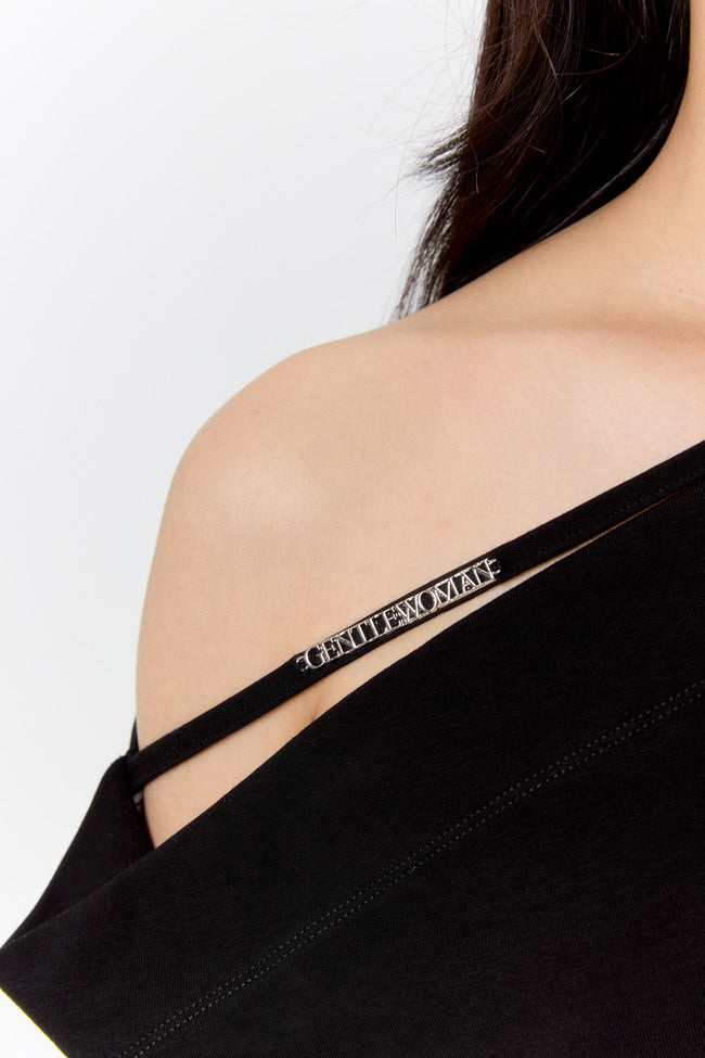 BLACK SOPHISTICATED TOP - GW23203