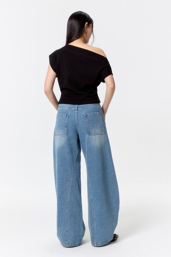 BLACK SOPHISTICATED TOP - GW23203
