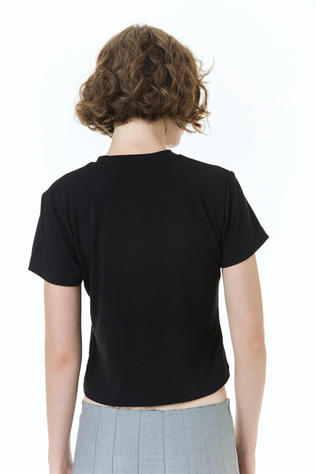 Gentlewoman Denim Logo T-Shirt : BLACK - GW24848