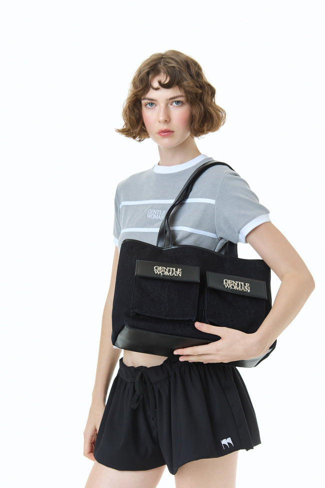 GENTLEWOMAN DAILY OFFICE TOTE BAG : Black - GW24814.3