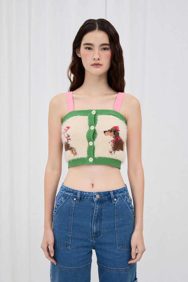 Furry Friend Knit Top - GW24071