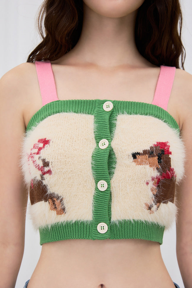 Furry Friend Knit Top - GW24071