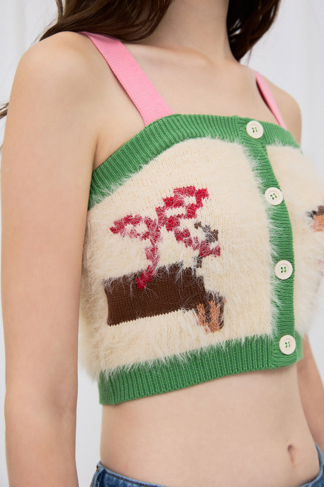 Furry Friend Knit Top - GW24071