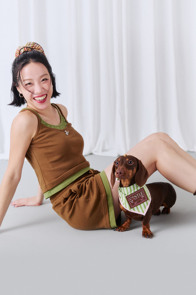 Croquet Stripe Pet Bandana - GW24084