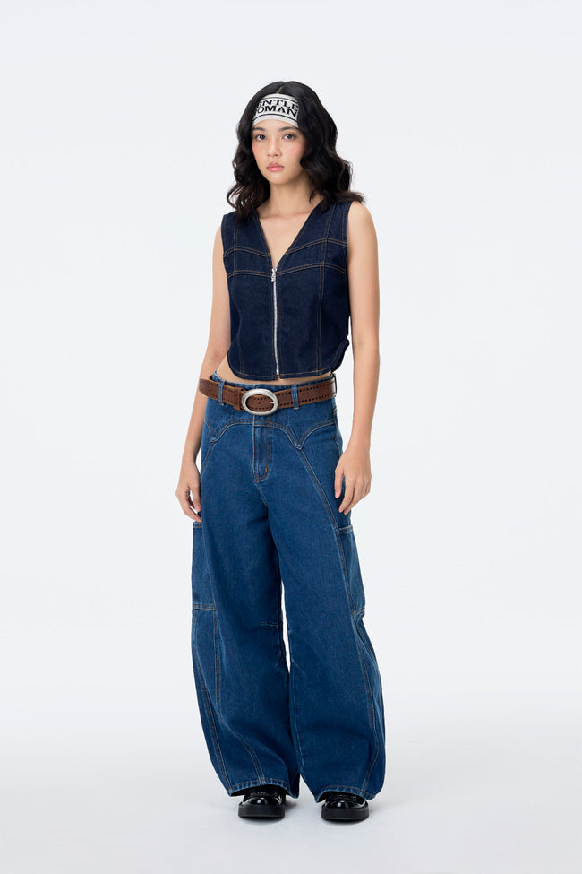 The Next Chapter Denim Vest - GW24486