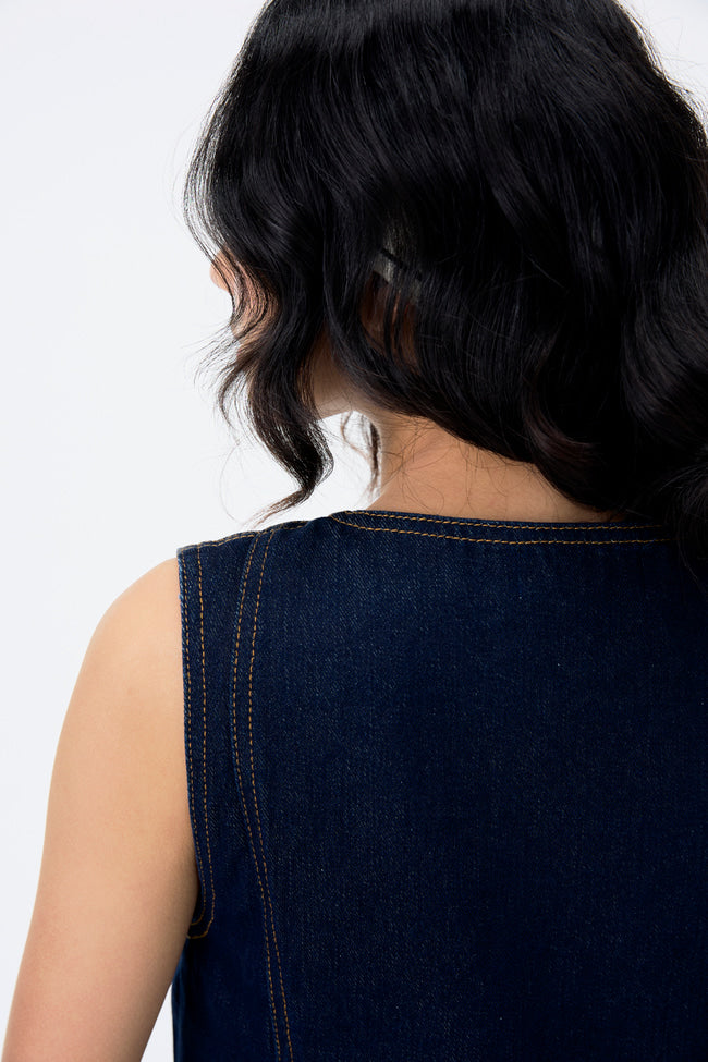 The Next Chapter Denim Vest - GW24486