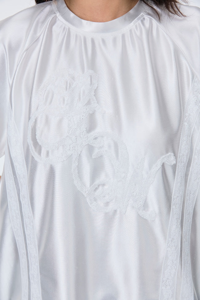 Moonlit Satin Oversized T-Shirt - GW24530