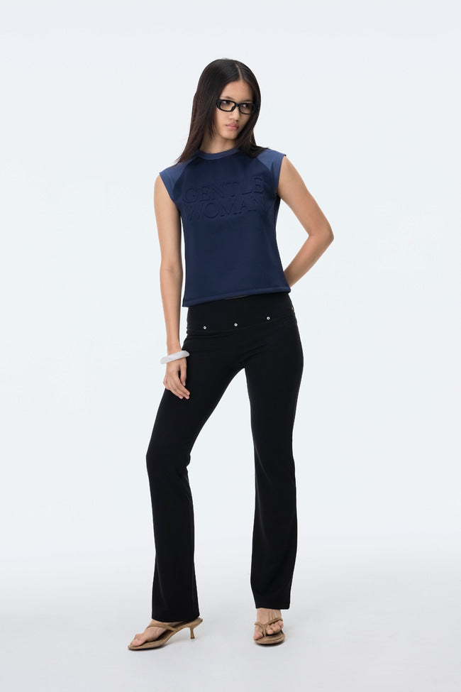 The Onyx Pave Flare Trousers - GW24491