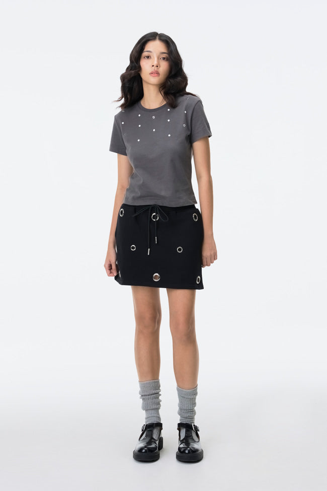 The Onyx Pave Skirt - GW24533