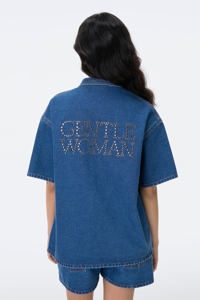 The Track Star Denim Shirt - GW24488