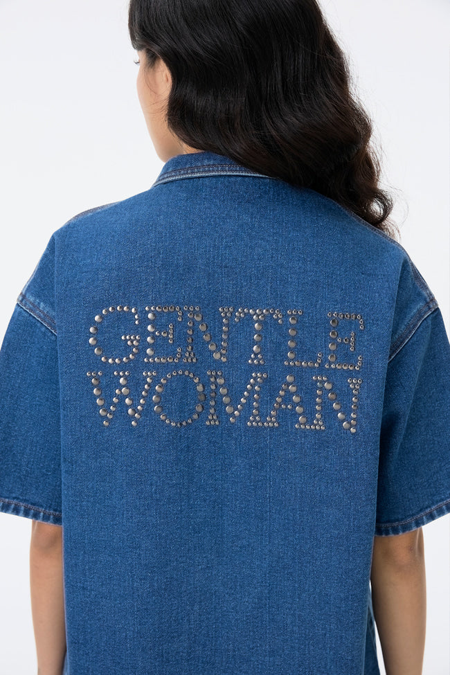 The Track Star Denim Shirt - GW24488