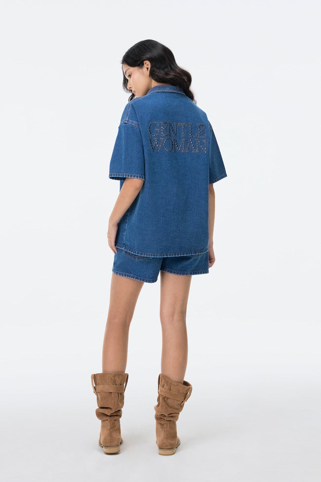 The Track Star Denim Shirt - GW24488