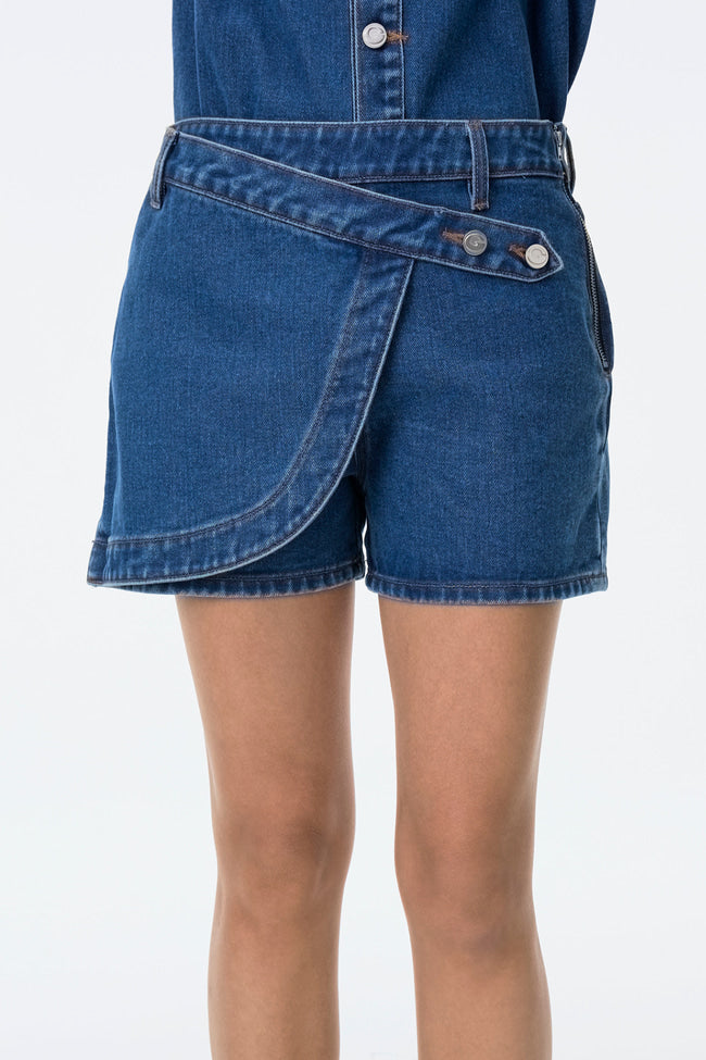 Higher Level Denim Shorts - GW24484