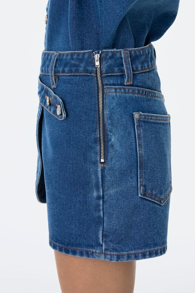 Higher Level Denim Shorts - GW24484