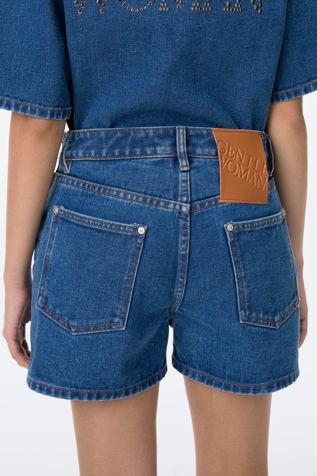 Higher Level Denim Shorts - GW24484