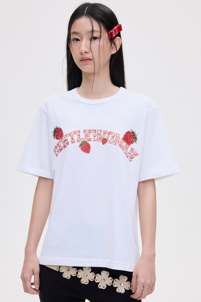 Strawberry Garland Bead T-Shirt - GW26461