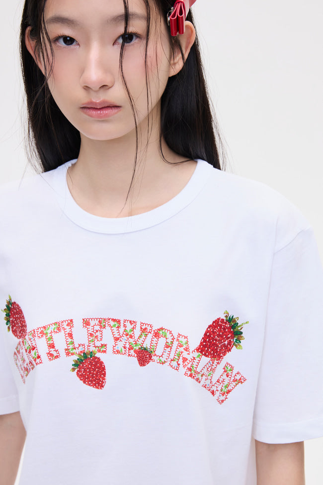 Strawberry Garland Bead T-Shirt - GW26461