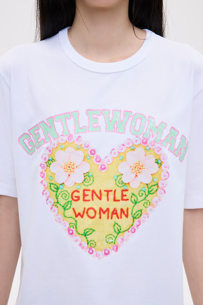 Blossom Heart Bead T-Shirt - GW26459