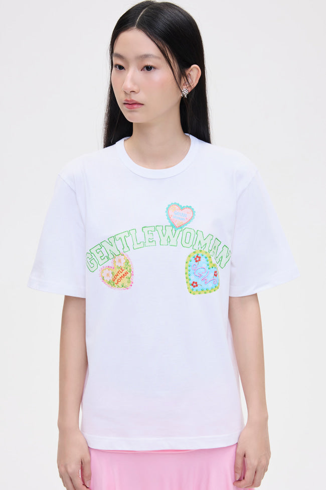 Lucky Charm Hearts Bead T-Shirt - GW26462