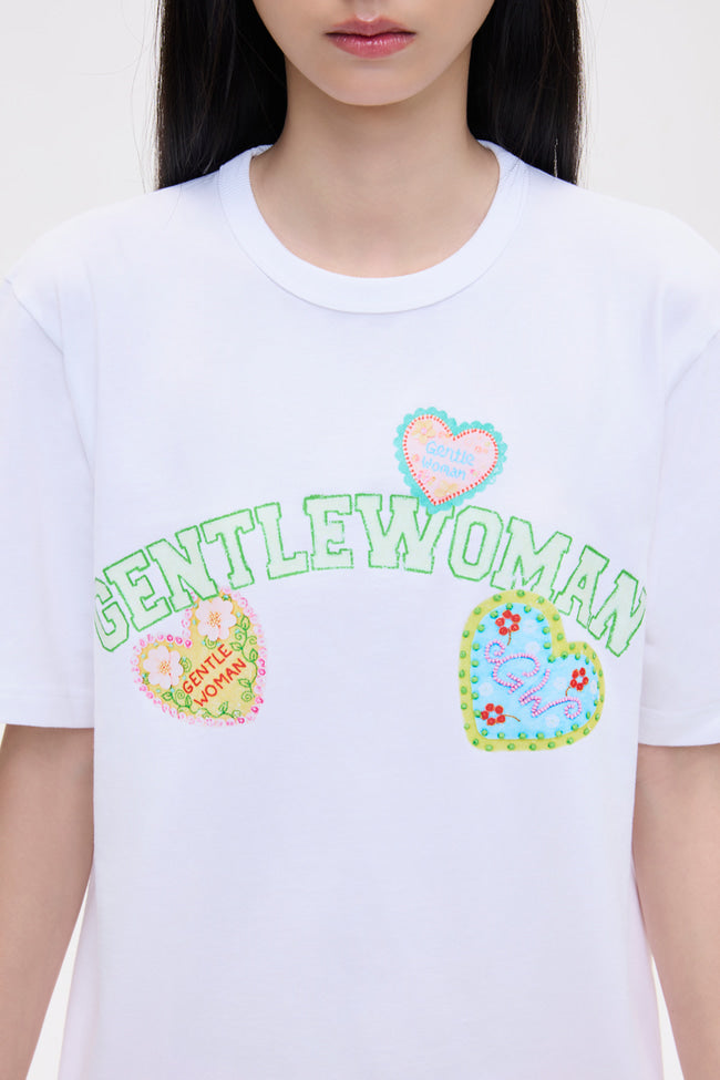 Lucky Charm Hearts Bead T-Shirt - GW26462