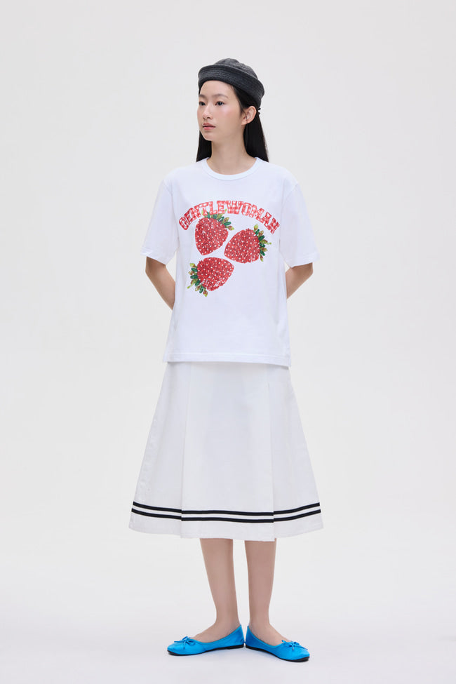 Ruby Strawberry Bead T-Shirt - GW26460