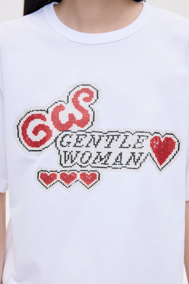 Gentle Monogram Bead T-Shirt - GW26464