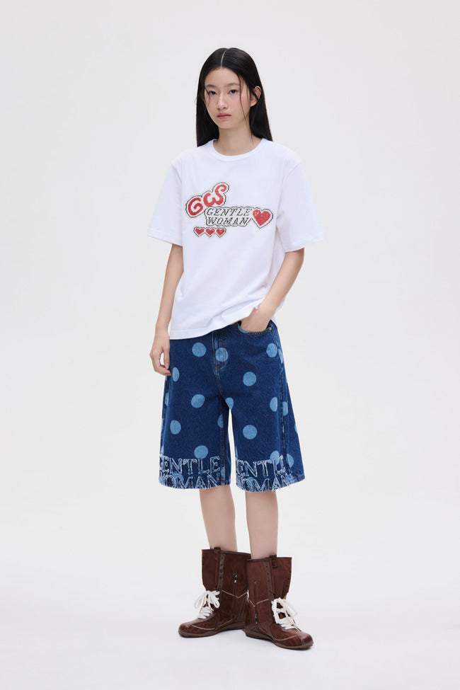 Gentle Monogram Bead T-Shirt - GW26464
