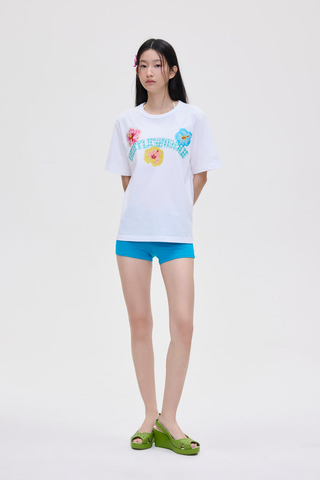 Flower Patch Bead T-Shirt - GW26463
