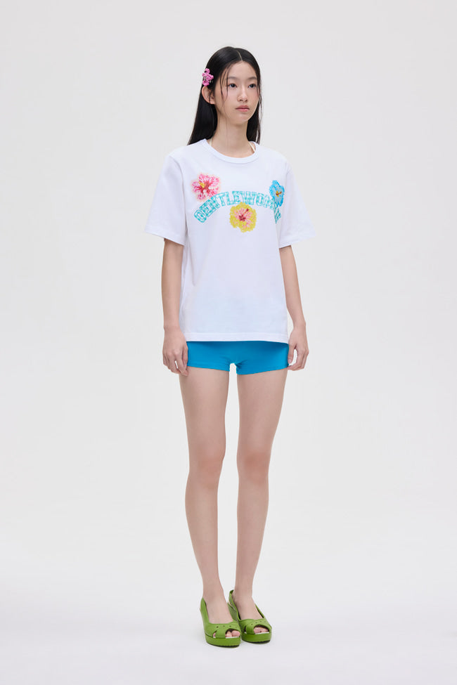Flower Patch Bead T-Shirt - GW26463