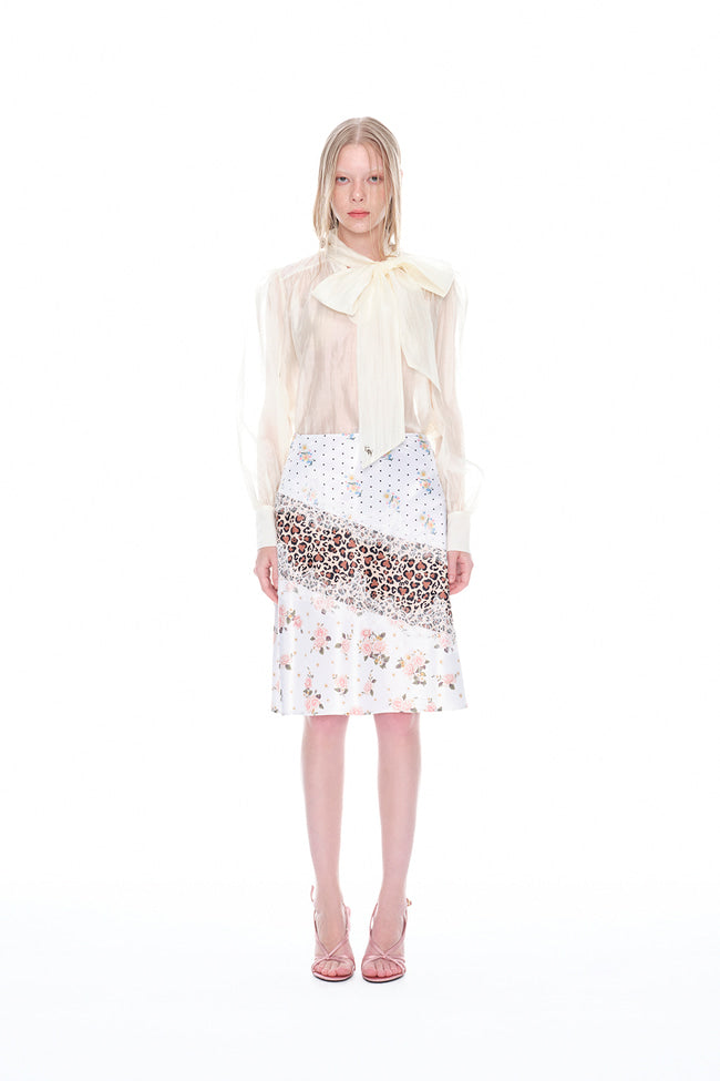 Dust and Bloom Lace Midi Skirt - GW26222
