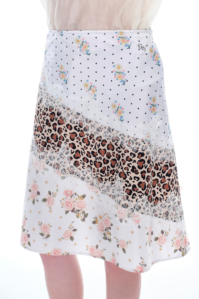 Dust and Bloom Lace Midi Skirt - GW26222