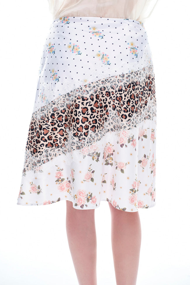 Dust and Bloom Lace Midi Skirt - GW26222