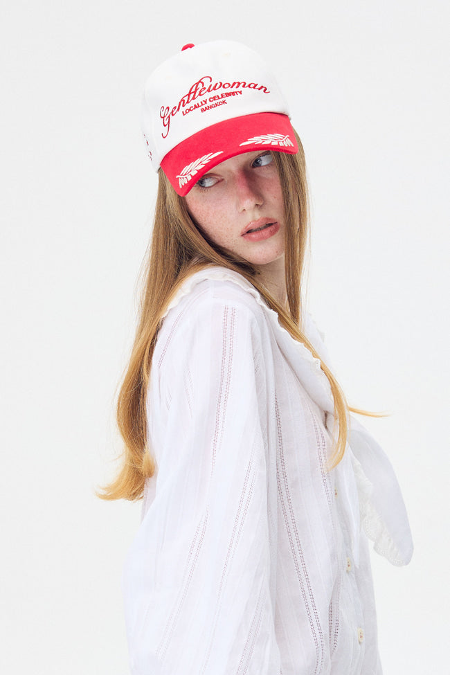 Gentle General Cap : Red/Cream - GW26679