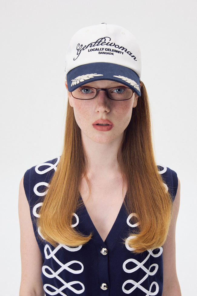 Gentle General Cap : Dark Navy/Cream - GW26678