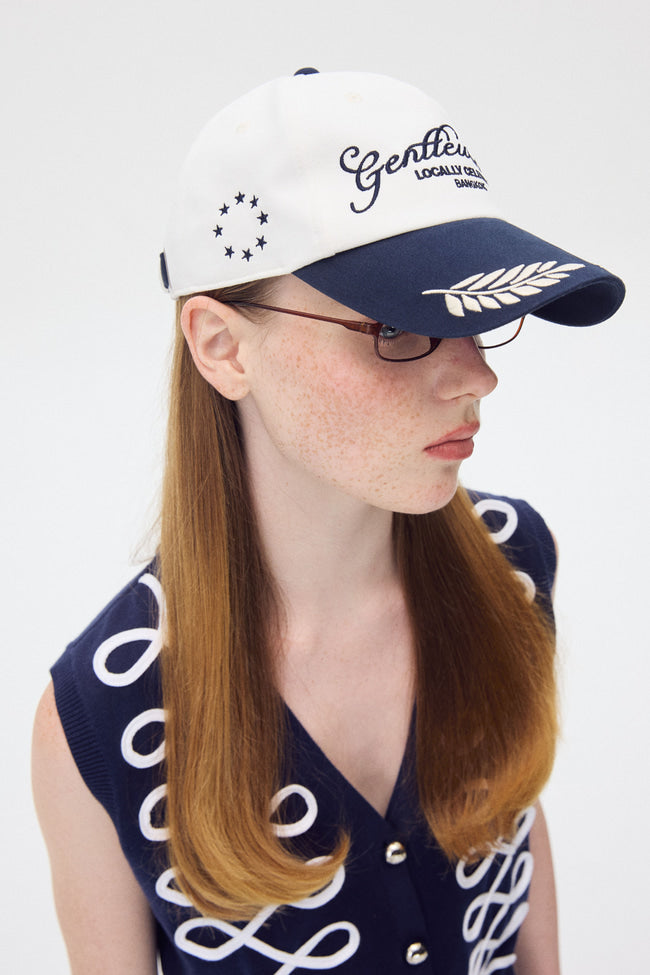 Gentle General Cap : Dark Navy/Cream - GW26678