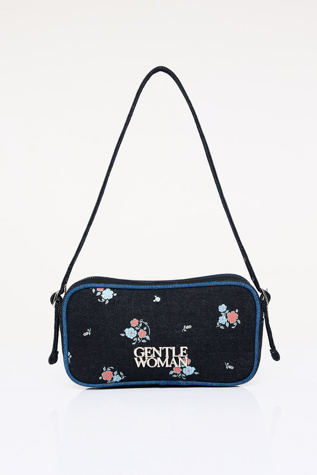 Denim Blossom Shoulder Bag - GW26695