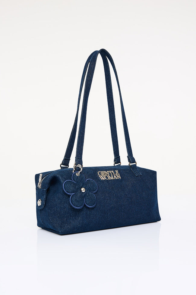 Denim Petal Shoulder Bag - GW26693