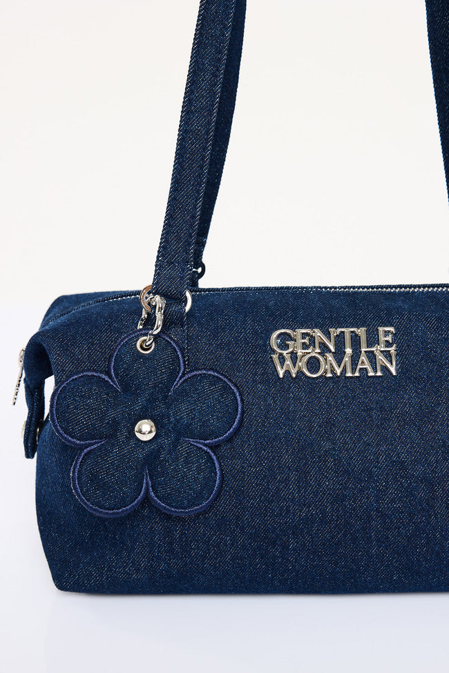 Denim Petal Shoulder Bag - GW26693