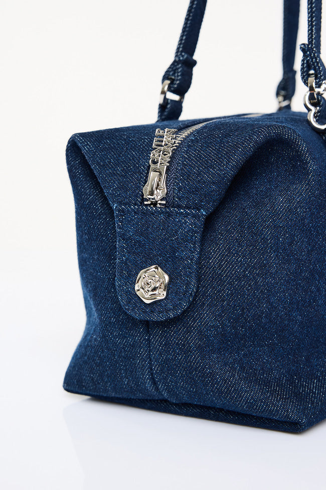 Denim Petal Shoulder Bag - GW26693