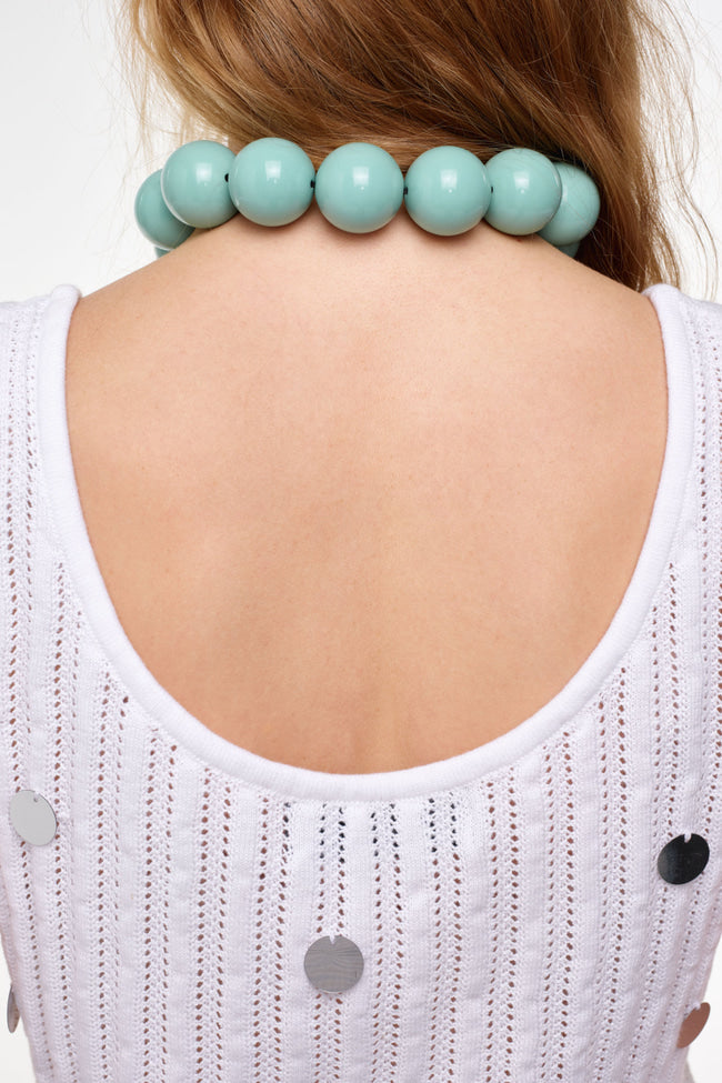 Late Night Text Knit Top - GW26542