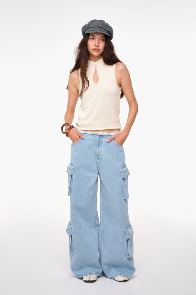 Melting Heart Tank Knit Sleeveless Top - GW26545
